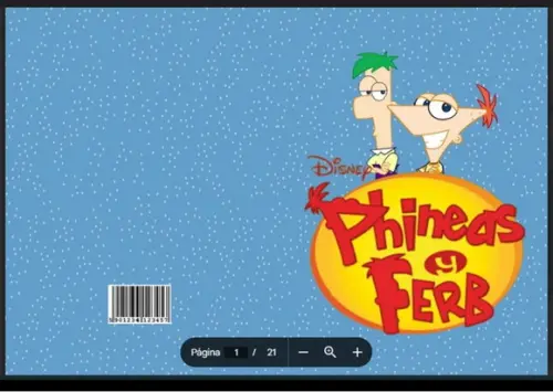 Revista de Colorir Phineas e Ferb em pdf