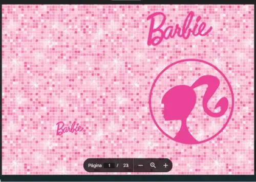 Revista de Colorir da Barbie 2