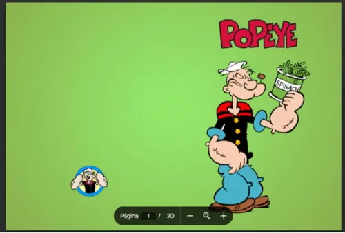 Revista de Colorir Popeye em pdf
