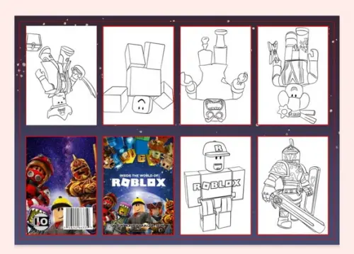 Mini Livro Roblox em pdf
