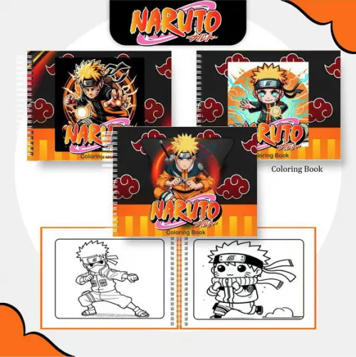 Colorindo com o Naruto em pdf