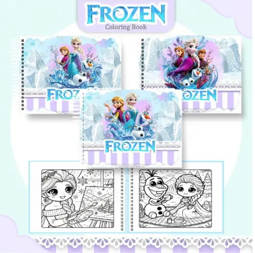 Colorindo com a Frozen em pdf