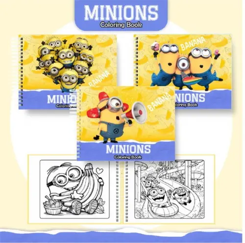 Colorindo com os Minions em pdf