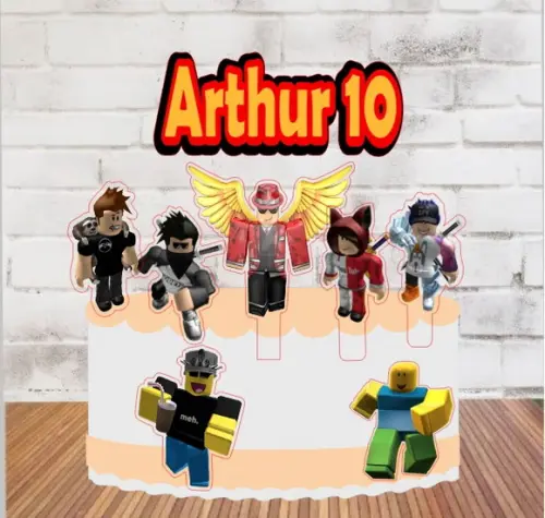 Topo de Bolo Roblox 6