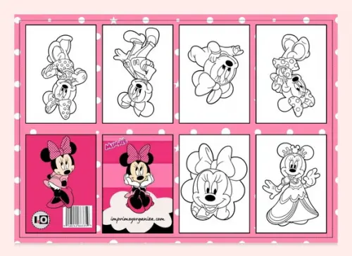 Mini Livro Minnie em pdf