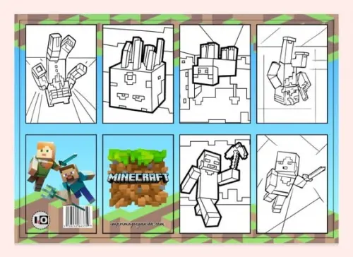 Mini Livro Minecraft em pdf