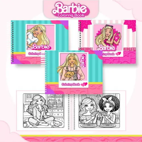 Colorindo com a Barbie em pdf