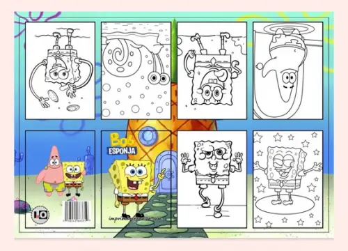 Mini Livro Bob Esponja em pdf
