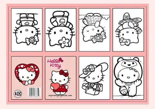 Mini Livro Hello Kitty em pdf
