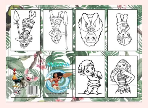 Mini Livro Moana em pdf