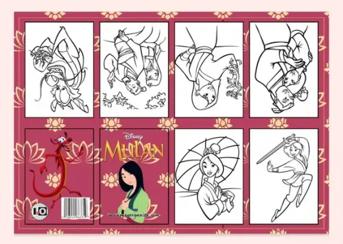 Mini Livro Mulan em pdf