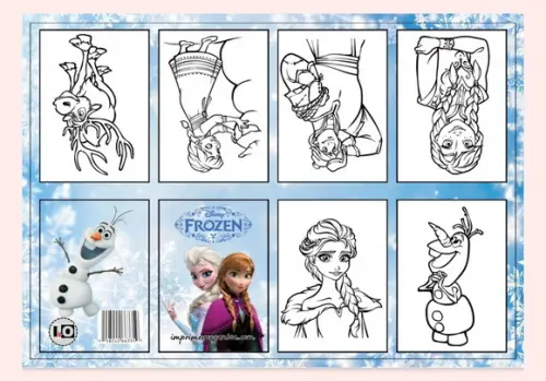 Mini Livro Frozen em pdf