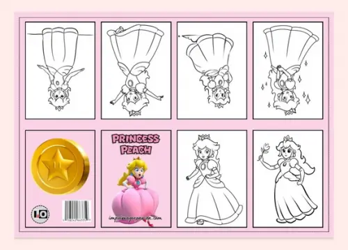 Mini Livro Princesa Peach em pdf
