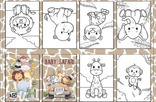 Mini Livro Baby Safari em pdf