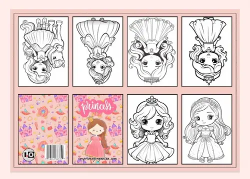 Mini Livro Princesas em pdf