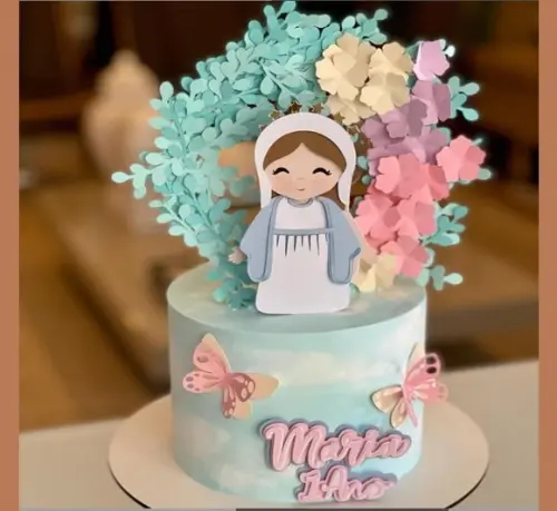 Topo Nossa Senhora Cute em Camada