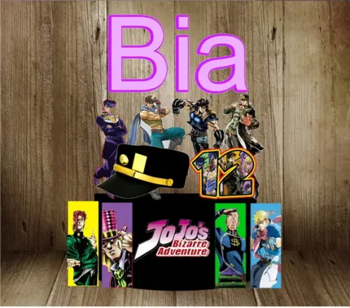 Topo Jojo Bizarre Adventures Boina 3d