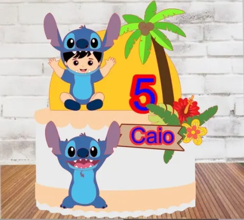 Topo Stitch com Bebê