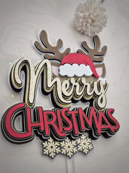 Topo Merry Christmas Rena