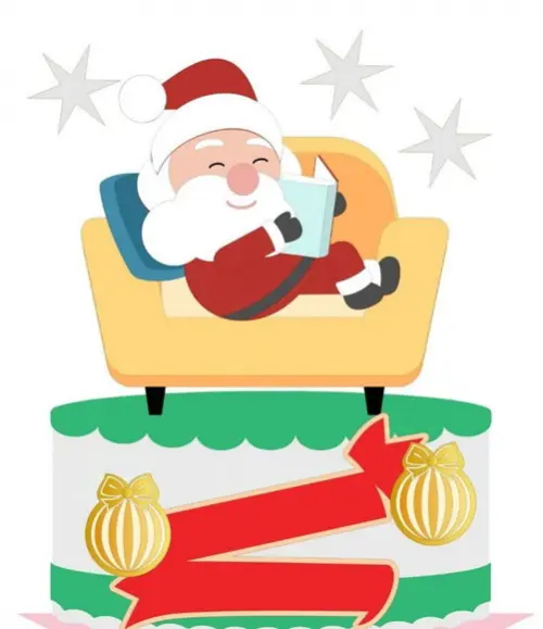 Topo Papai Noel no Sofá