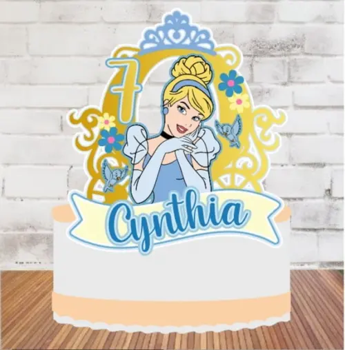 Topper Shaker Cinderela
