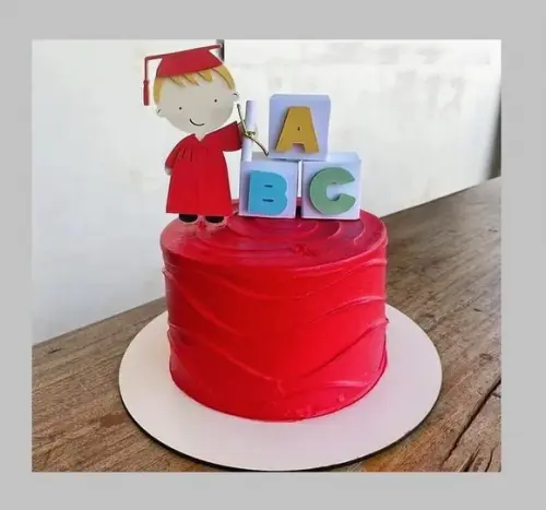 Topo Formatura Beca com Cubo 3d