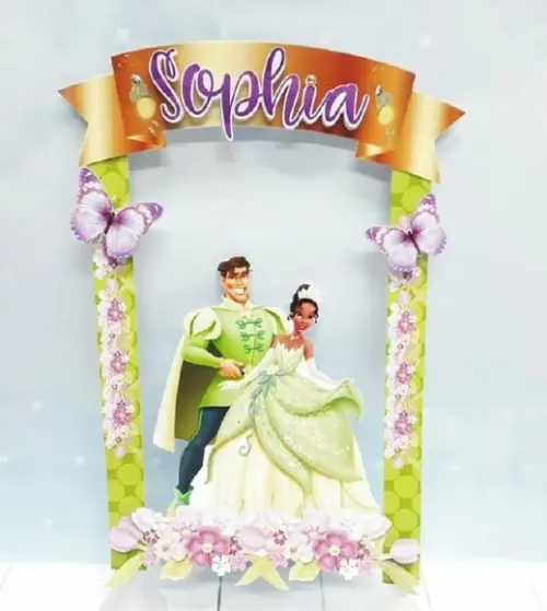 Topo Princesa Tiana e Principe