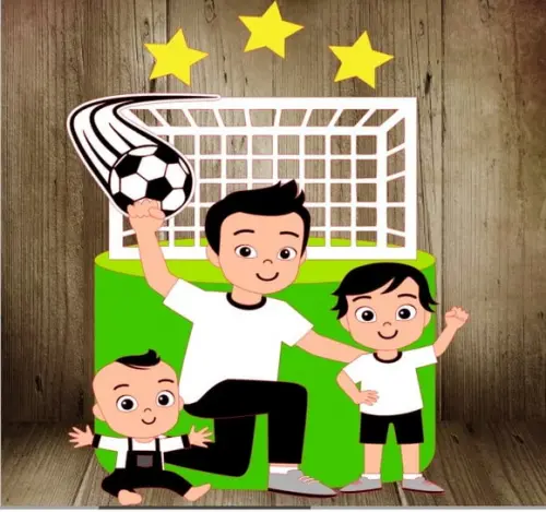 Topo Futebol Pai e Filhos