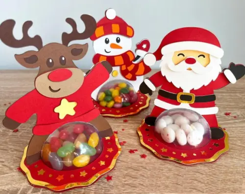 Porta Doces de Natal-molde Limpo