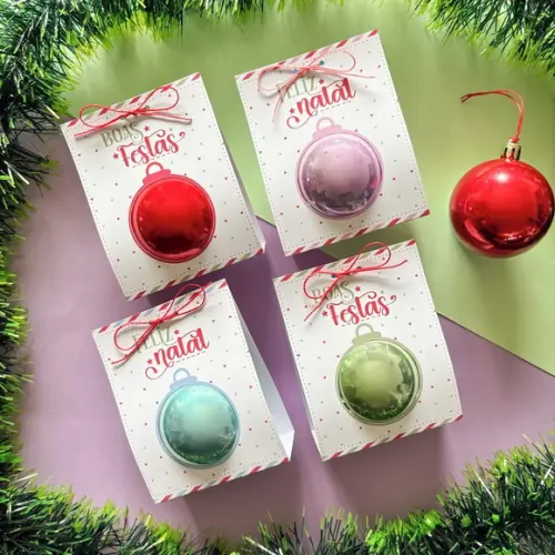 Porta Bolinha de Natal em pdf e Png