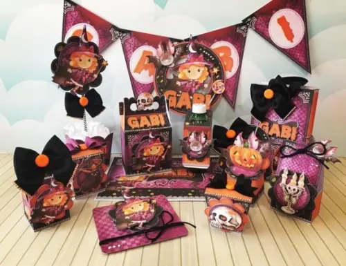 Kit Festa Halloween Menina l