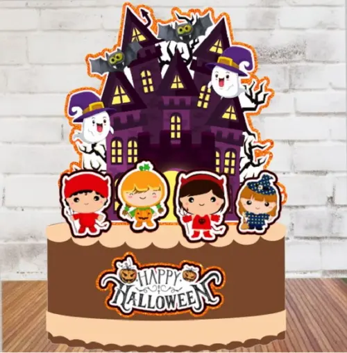 Topo Castelo Happy Halloween