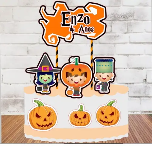 Topo Crianças Fantasiadas