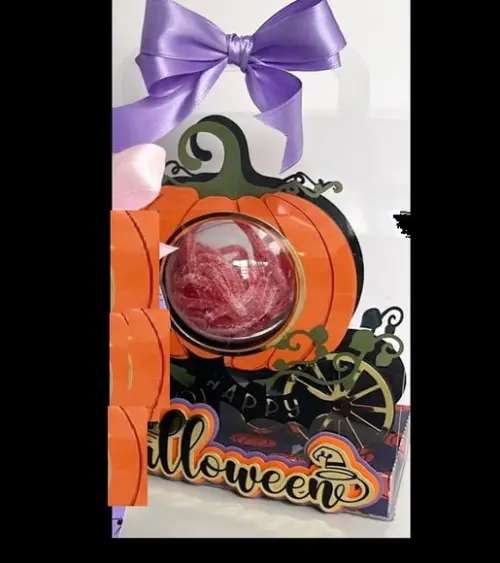 Carruagem Doces Abobora Halloween