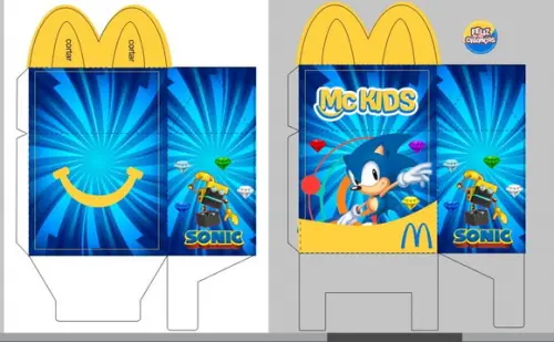 Maletinha Mc Kids Sonic