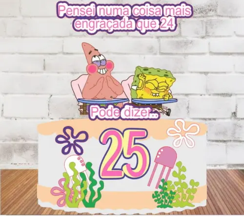 Topo Bob Esponja e Patrick