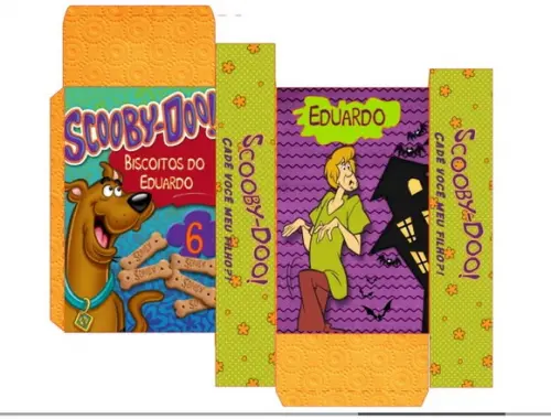 Caixa de Biscoitos Scooby