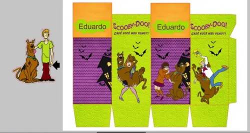 Caixa Milk Scooby