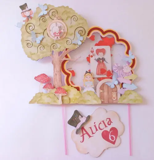 Topo Alice Aquarela