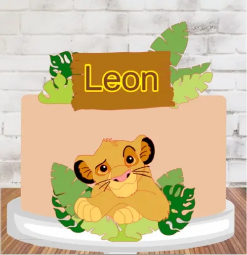 Topo Simba Meio Corpo