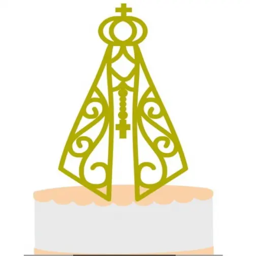 Topo Silhueta de Nossa Senhora