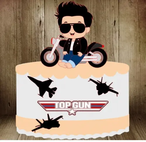 Topo Motoqueiro Top Gun