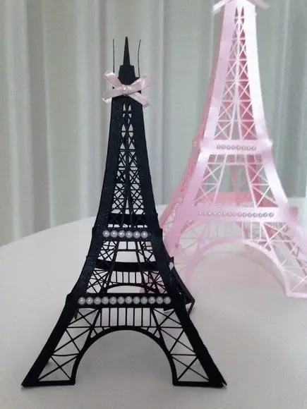 Torre Eiffel 3d Paris-molde Limpo
