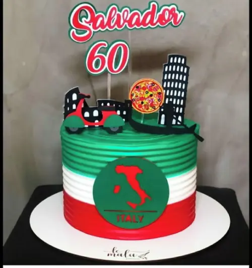 Topo Italia Coliseu e Torre de Pisa