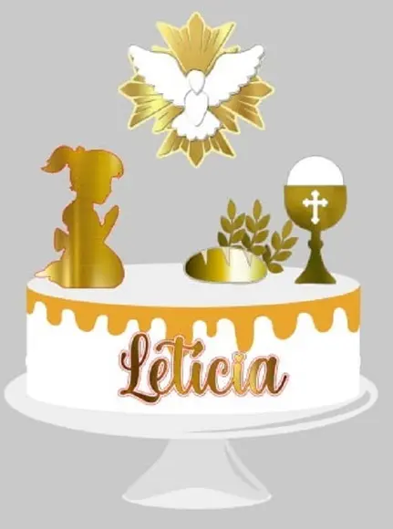 Topo 1ª Eucaristia Dourado