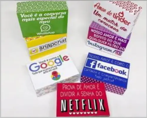 Caixas Redes Sociais Dia dos Namorados