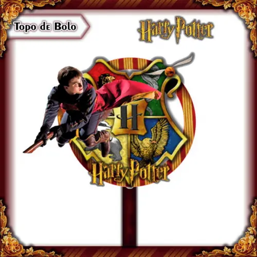 Topo Harry Potter 4 Casas