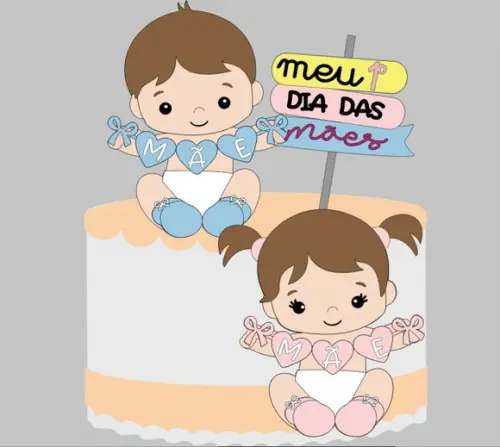 Topo Dia das Mães Babys Lisos