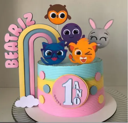 Topo de Bolo Bolofofos 4