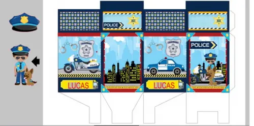 Caixa Milk Policia